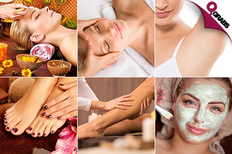 For QR89 Enjoy Beauty Packages including - Mani/Pedi, Leg Massage, Waxing, Deep Hair Conditioning, Fruit Facial, Head Massage & More! (Up to QR640 Value)